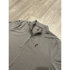 Johnnie O Cincinnati Bearcats 1/4 Zip Pullover Shirt Mens 2XL Performance Golf